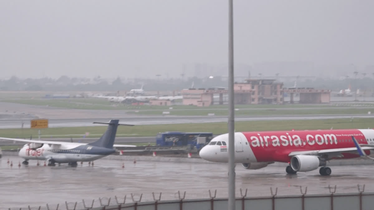 Heavy rains have affected flight services at Chennai airport