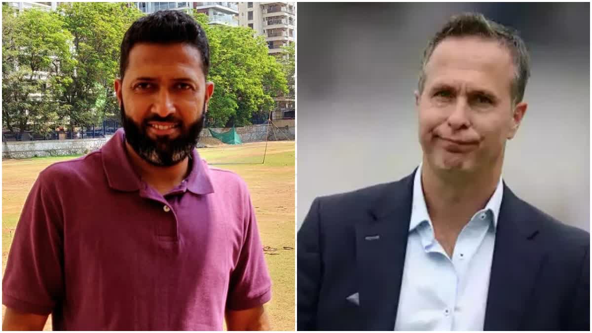 michael vaughan and wasim jaffer