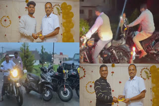 New Bullet Bikes as Diwali Bonus in Kotagiri