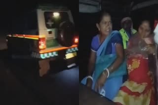 ambulance driver abandoned a pregnant woman