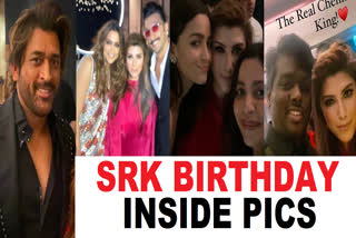 SRK Birthday Bash Inside Pics
