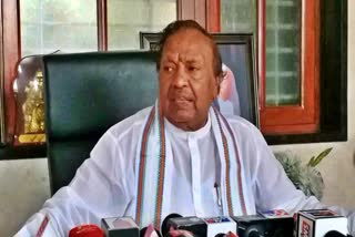 Former DCM KS Eshwarappa spoke at the news conference.