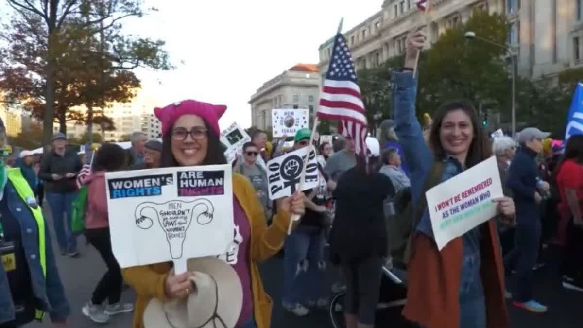 WOMEN MARCH PROTESTERS