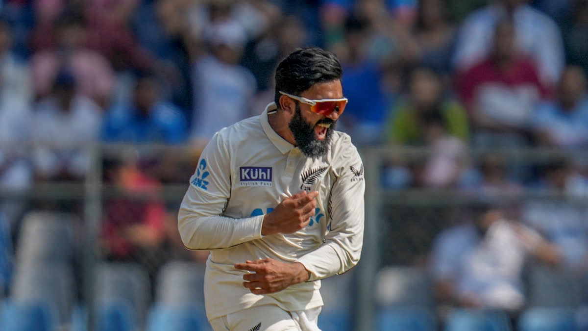 IND vs NZ 3rd Test Ajaz Patel Visiting Player With Most