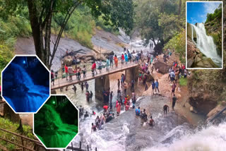 Lights are installed at Kothapalli Waterfalls