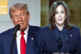 Democratic candidate Kamala Harris and Republican candidate Donald Trump