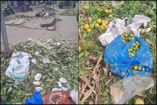 Waste increased in Bengaluru after Diwali festival