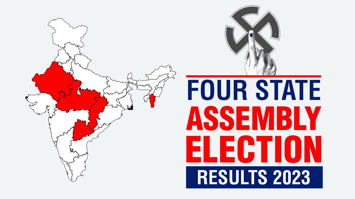 election results of four states at a glance