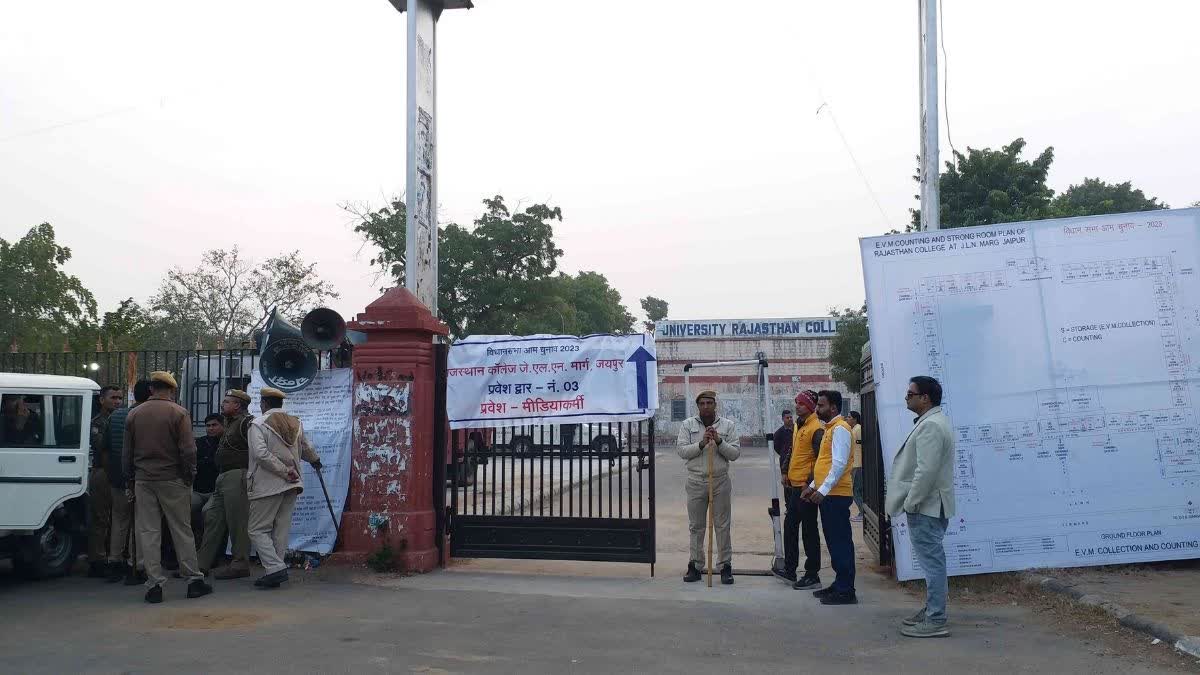 Counting of votes begins in Jaipur