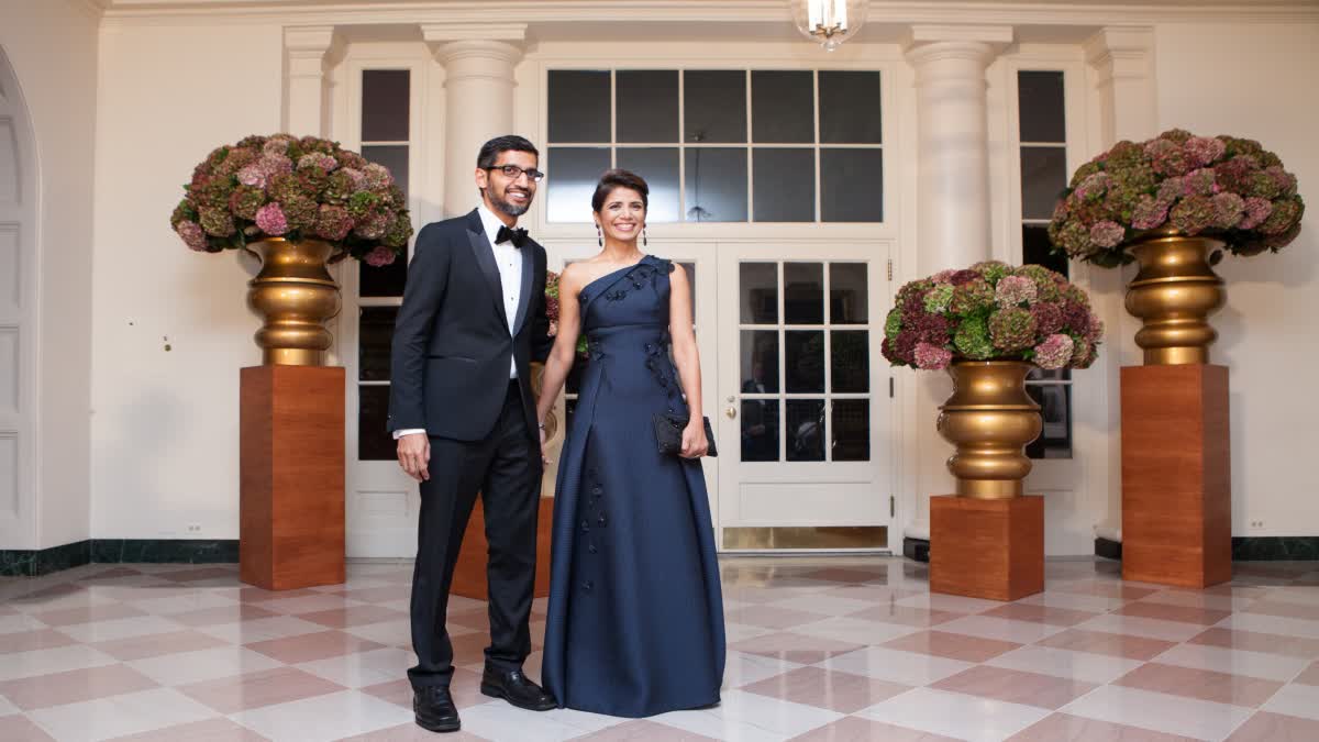 Google CEO Sundar Pichai Wife Anjali Pichai