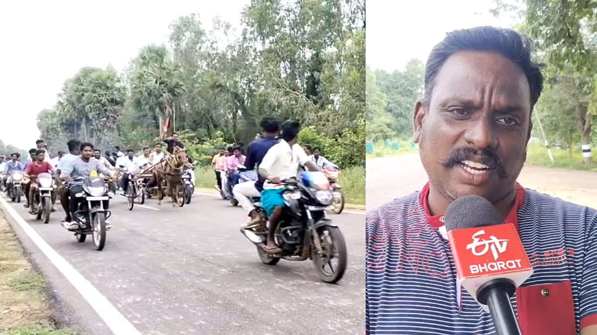 Public allegation regarding horse and cart race held in Pudukkottai