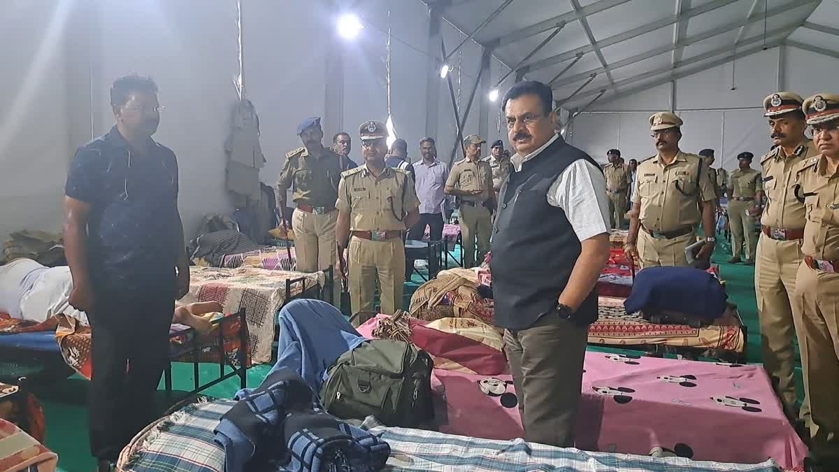 Etv Bharatdg-igp-alokmohan-visits-german-tents-in-belagavi