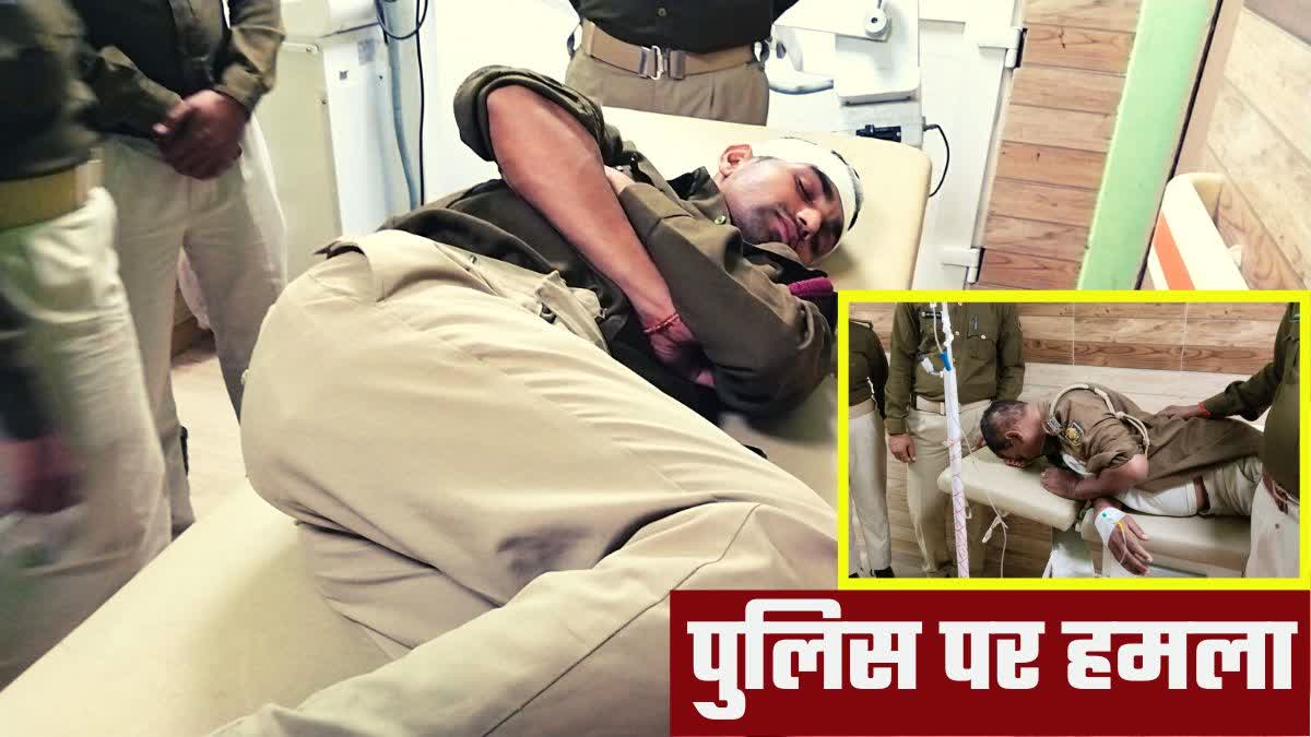 पटना में पुलिस टीम पर हमला