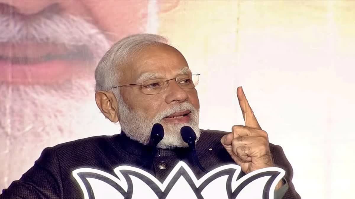 Narendra Modi on victory