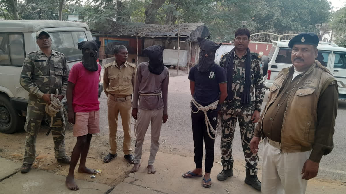 Four criminals of Odisha arrested in Dumka