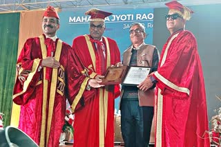 Padma Shri Nekram Sharma honored with PhD Degree