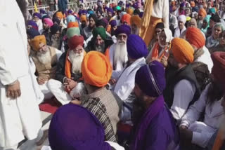 Praying for the release of Bandi Singhs at Takht Sri Damdama Sahib