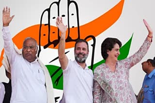 Kharge Rahul Priyanka