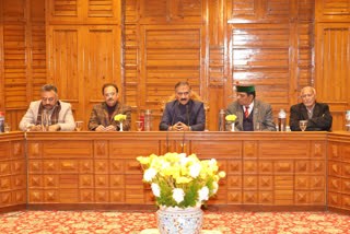 Congress legislature party meeting held in Shimla