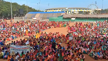 Cooks protest in Ranchi.