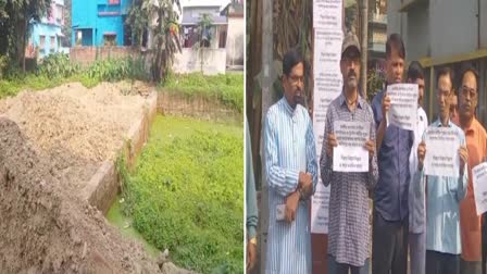 Illegal Pond Filling in Barasat