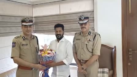 Ravanth Reddy meet Anjani Kumar Telangana DGP met Telangana Pradesh Congress President Revanth Reddy