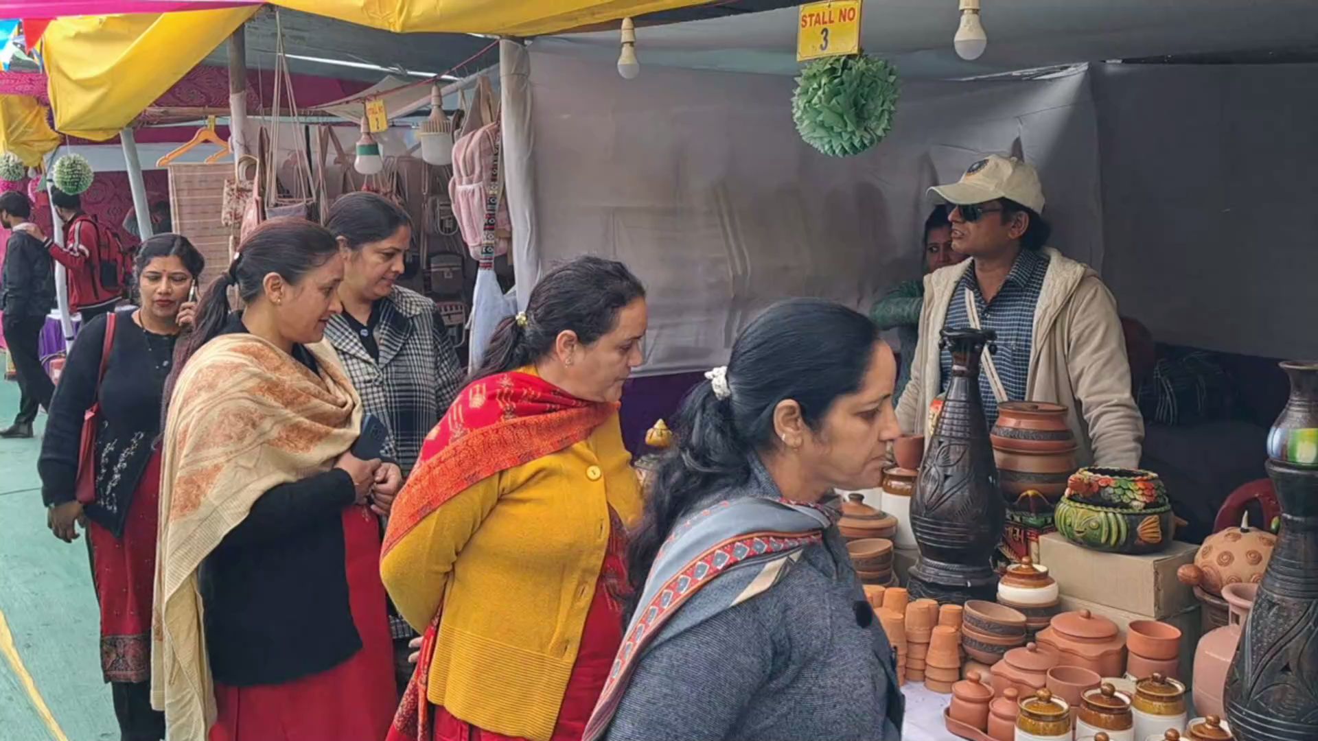 Clay Pots in Mandi Gandhi Craft Market