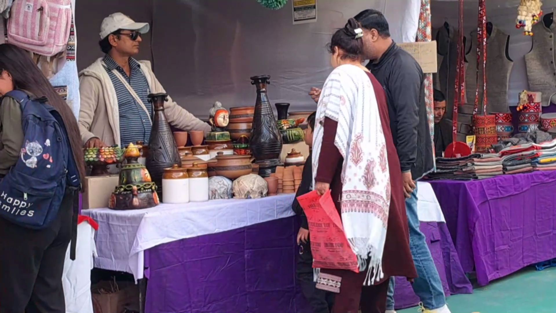 Clay Pots in Mandi Gandhi Craft Market