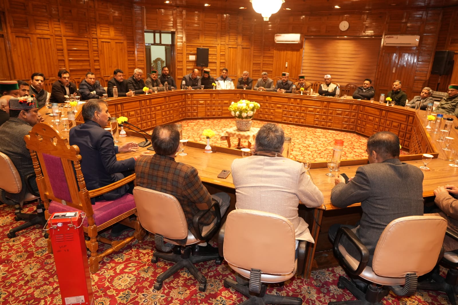 Congress legislature party meeting held in Shimla
