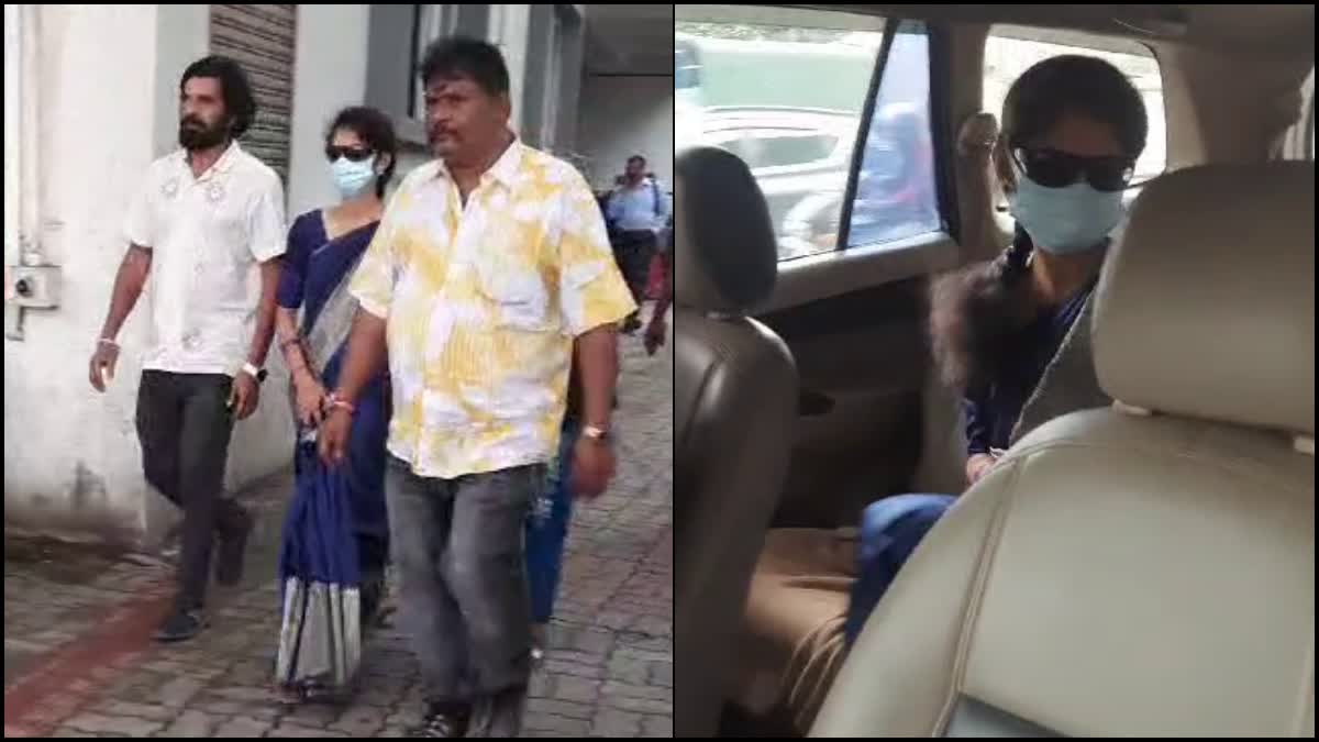 Chaithra Kundapura spotted near Court