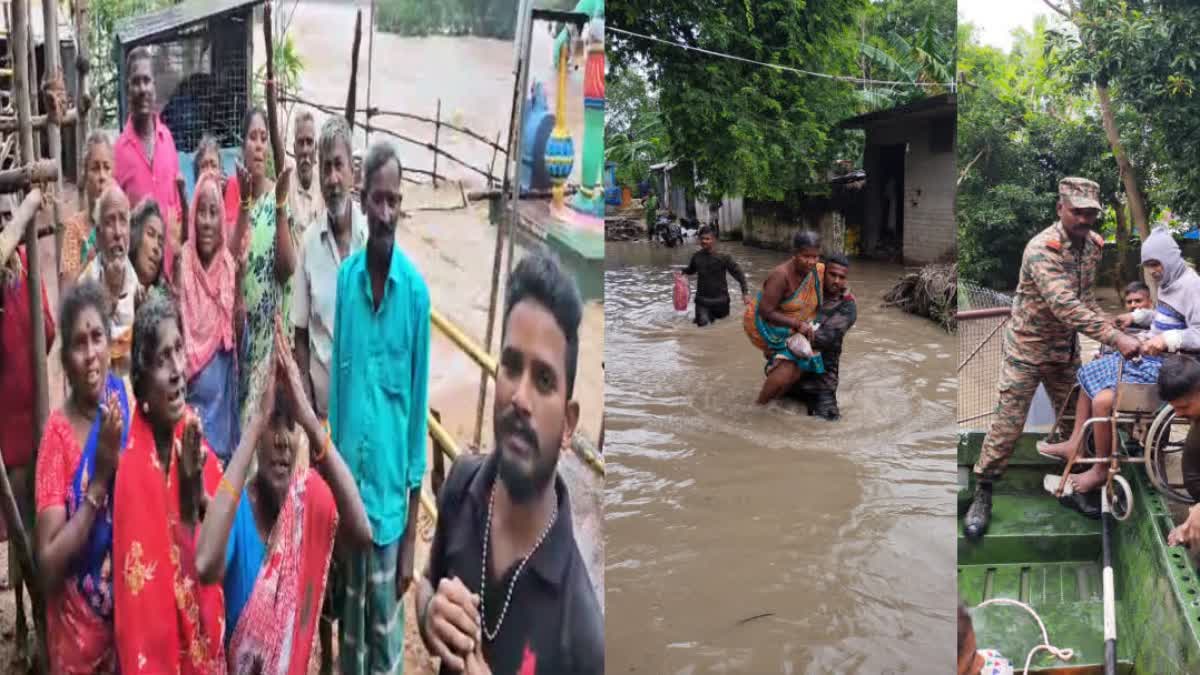 CYCLONE FENGAL IN PUDUCHERRY  FENGAL CYCLONE HAVOCS IN TAMILNADU  ഫെന്‍ജല്‍ ദുരിത്വാശ്വാസം പുതുച്ചേരി  ഫെന്‍ജല്‍ ചുഴലിക്കാറ്റ് തമിഴ്‌നാട്