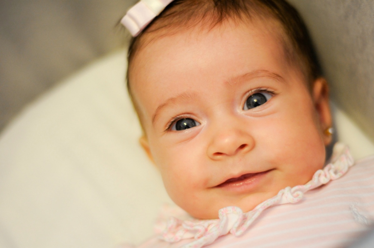 Vision develops rapidly during the first year as newborns gain focus and object tracking