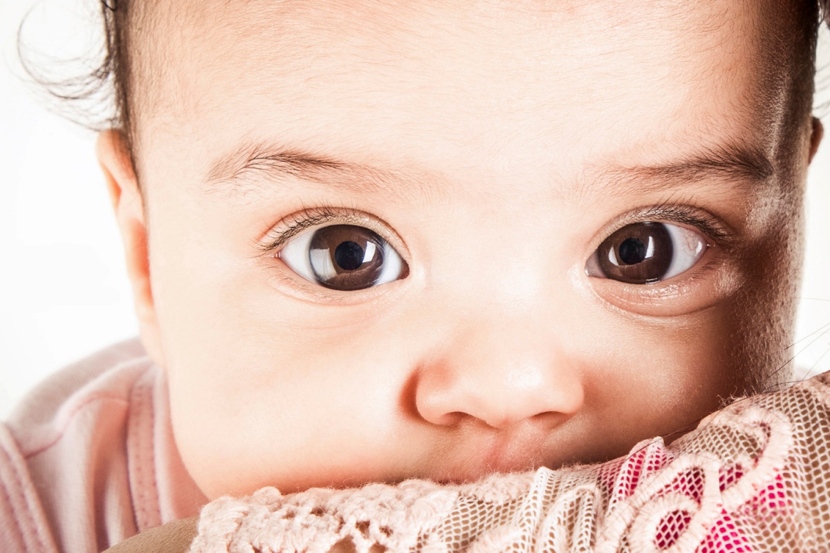 It is normal for a newborn’s eyes to appear crossed