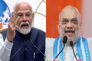 PM Modi And Amit Shah in Chandigarh