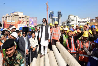 CM Hemant Soren inspected the Mecon Siram Toli flyover