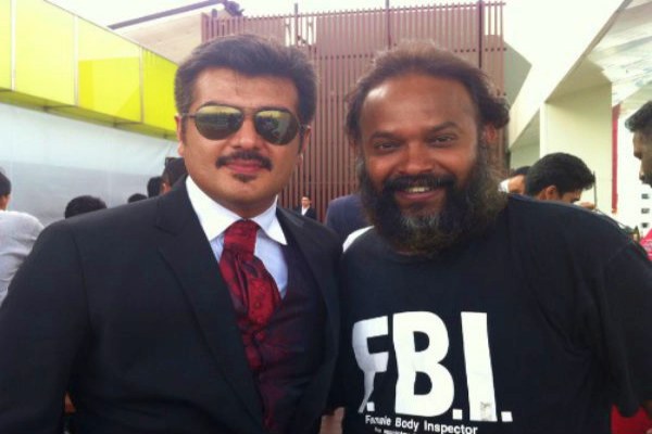 Venkat prabhu with Ajith