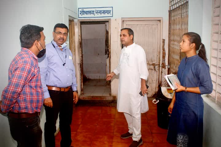 MLA inspected juvenile home in Bilaspur