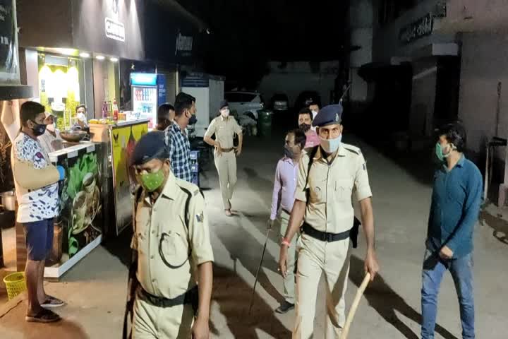 Night curfew and corona guideline followed in Rohtas