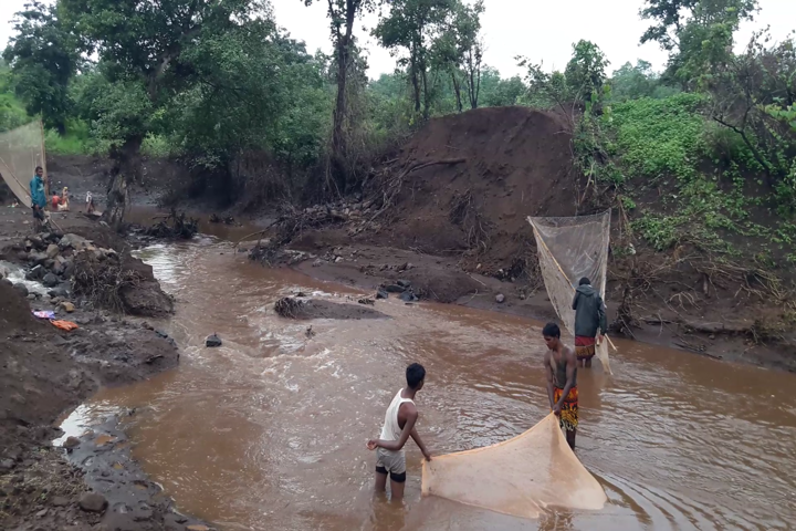 Villagers are risking their lives for fishing