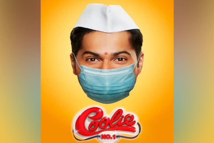 Poster of Varun Dhawan's 'Coolie No 1' gets a COVID-19 twist