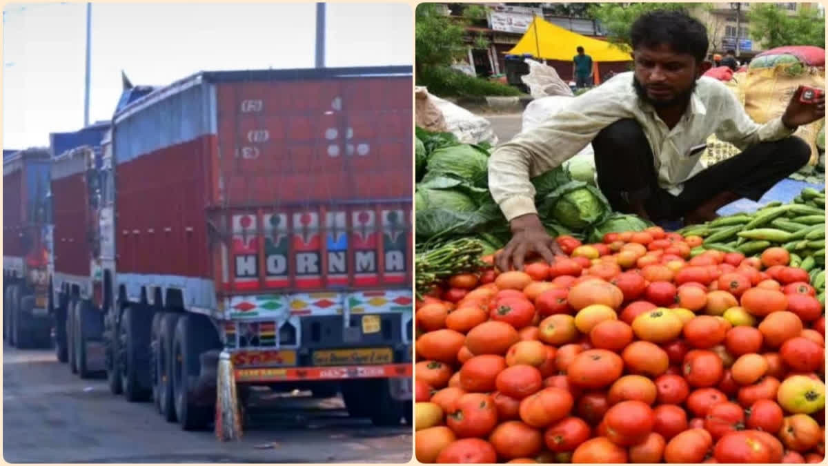 Truck drivers' strike