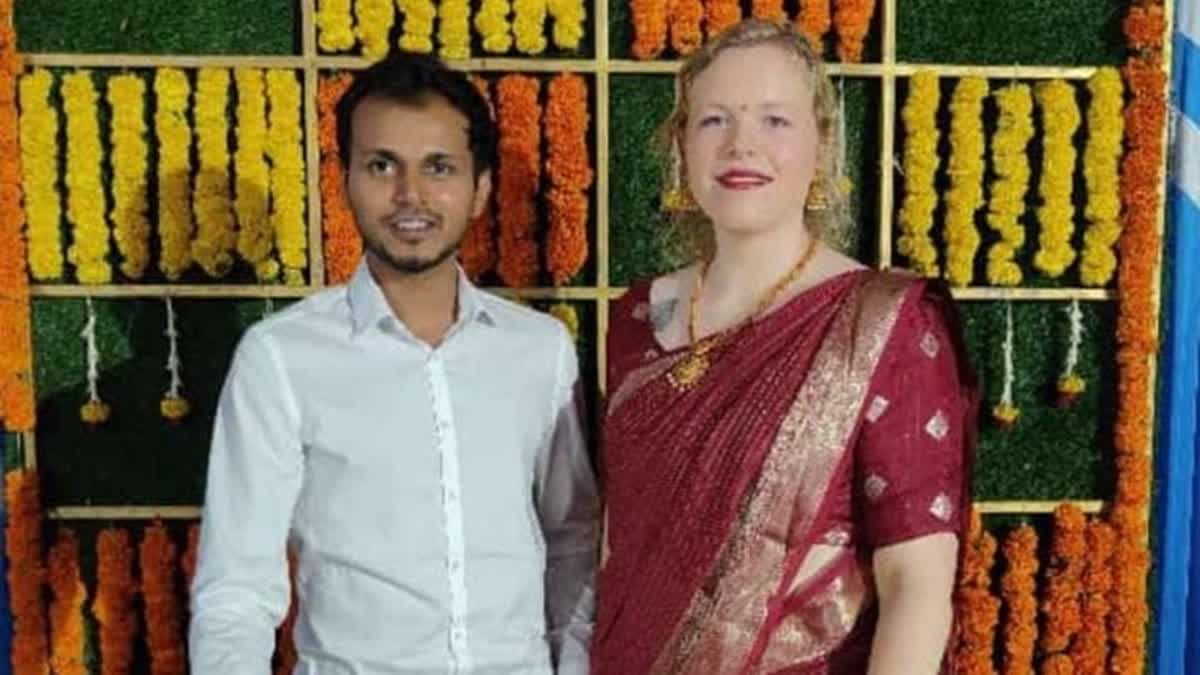 Karnataka man marries German woman as per Hindu rituals in Udupi