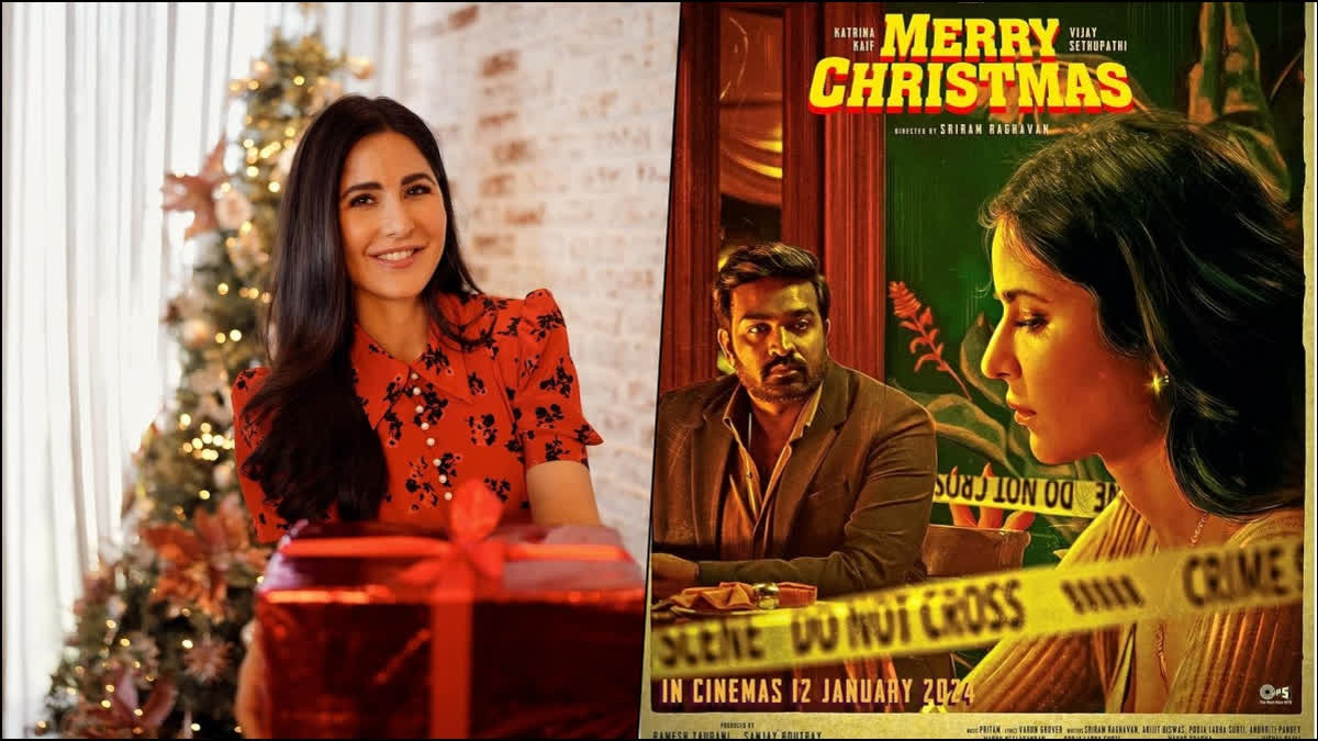 Katrina Kaif opts for festive red for Vijay Sethupathi-starrer Merry Christmas event - watch