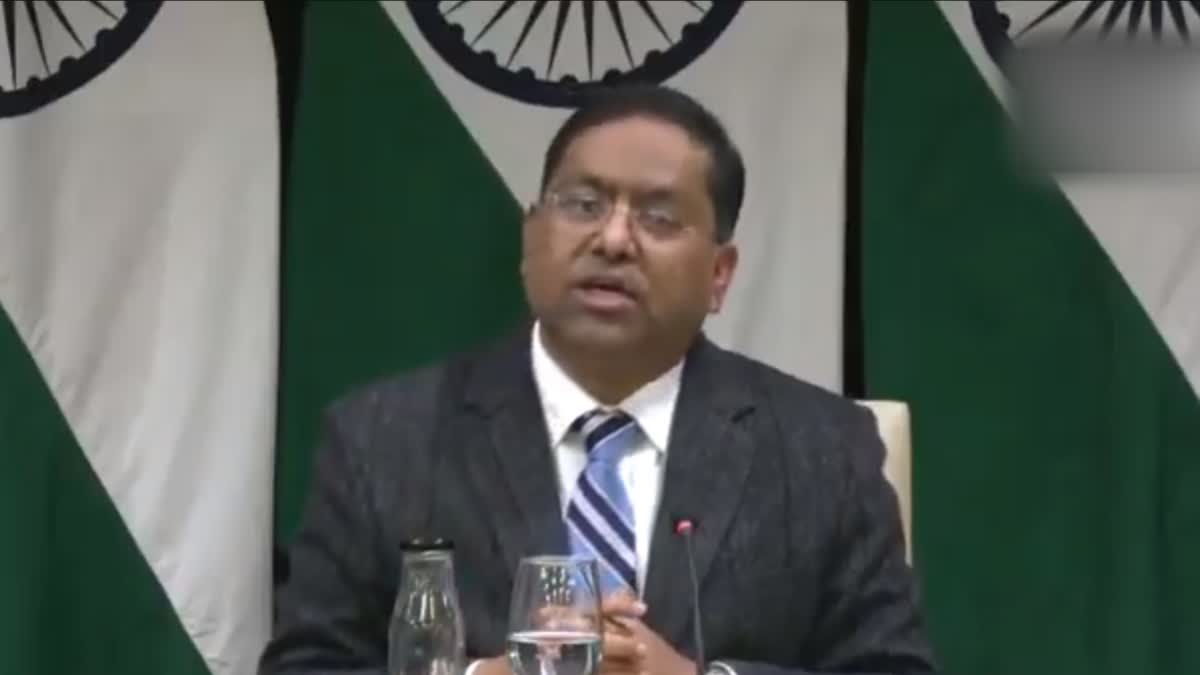 Foreign Ministry spokesperson Randhir Jaiswal