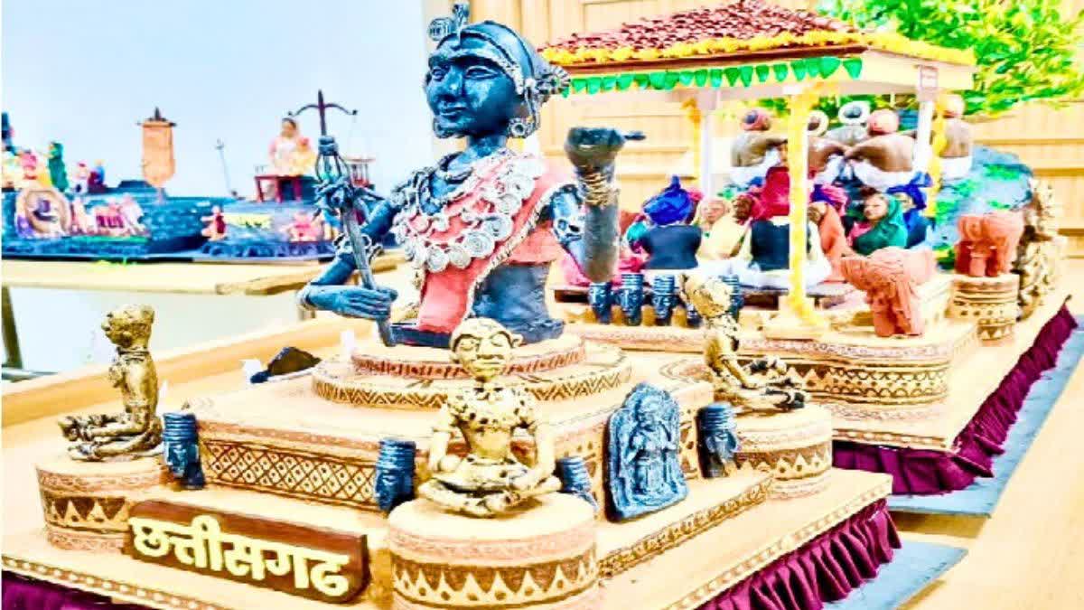 Chhattisgarh Tableau of Muria Darbar in Republic Day Parade 2024