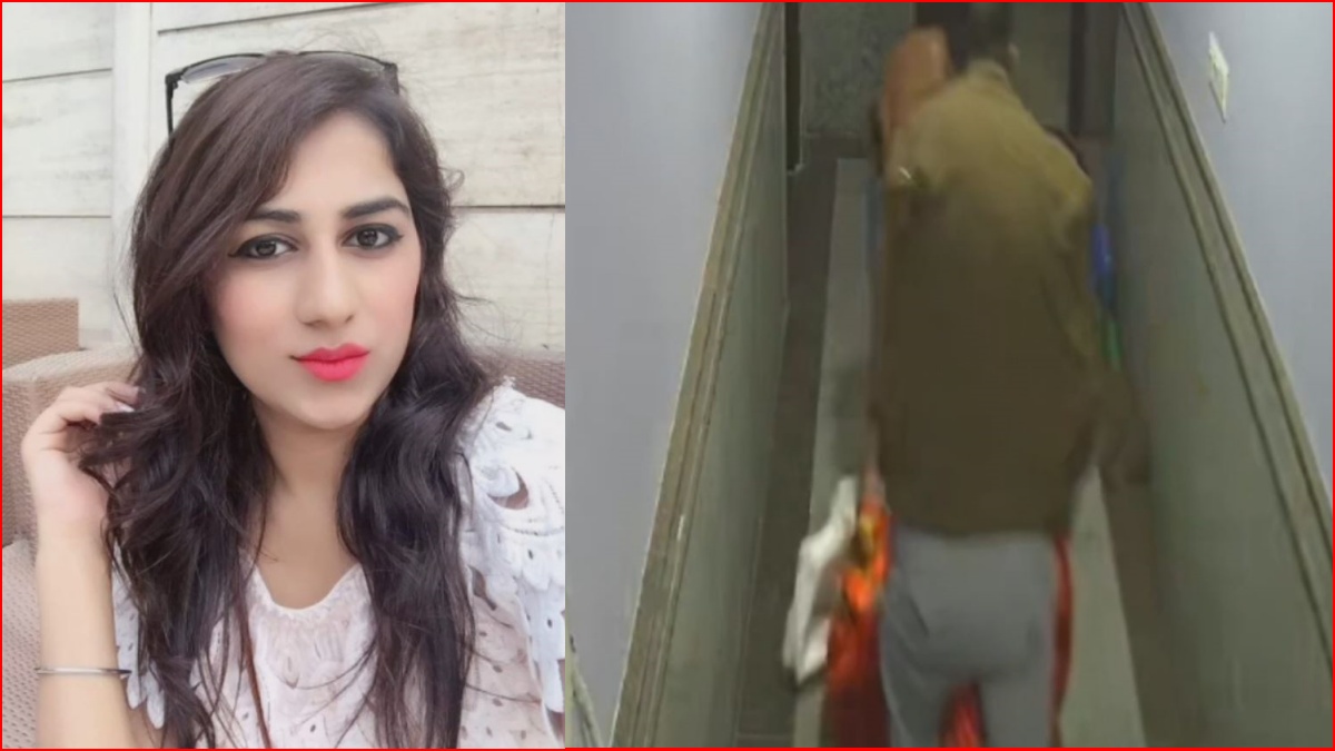 Haryana Model Divya Pahuja Murder Case New CCTV Video Gurugram Hotel Murder