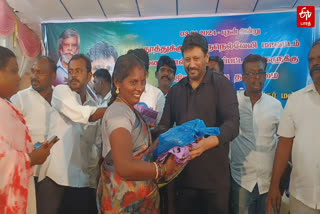 Actor Prashanth who provided flood relief in Thoothukudi