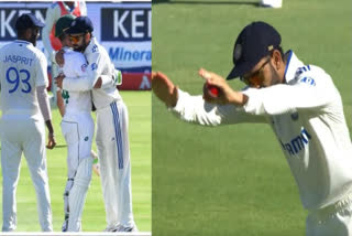 beautiful gesture  Virat Kohli  Dean Elgar  ಅಪ್ಪುಗೆ ವಿದಾಯ  ಮನಸ್ಸು ಗೆದ್ದ ಕೊಹ್ಲಿ