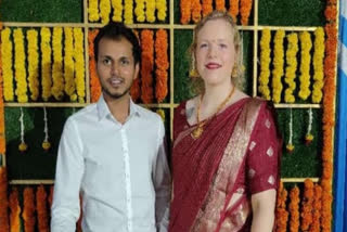 german bride  international marriage  ഉഡുപ്പി കുന്താപൂർ  കടല്‍ കടന്ന് പ്രണയം