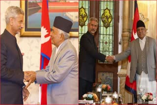 Jaishankar met the President and Prime Minister of Nepal